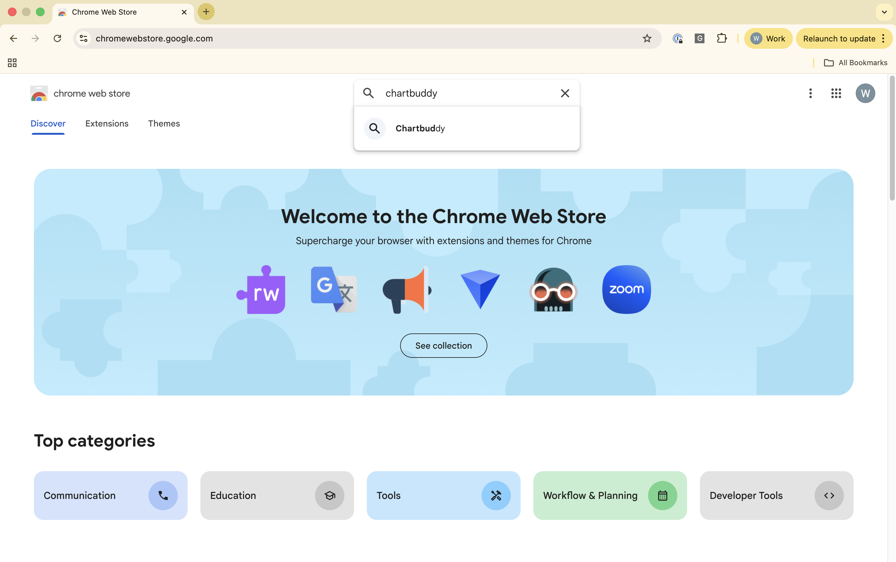 Chrome Web Store listing for Chartbuddy